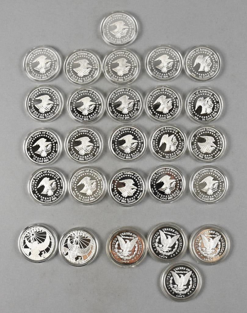 The New English Dictionary Safe w/ 27 Silver Clad Coins: Great place to stash your valuable coins. The New English Dictionary is a safe, it's currently holding 27 silver clad coins that include Morgan copy coins and more. Safe?measures 6" x 10" x 2".