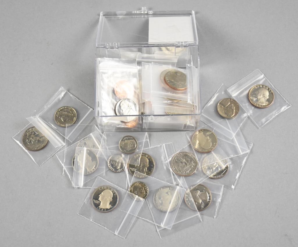 (50) Assorted Coin Proofs, 1970s-80s, Unchecked (1 of 3)