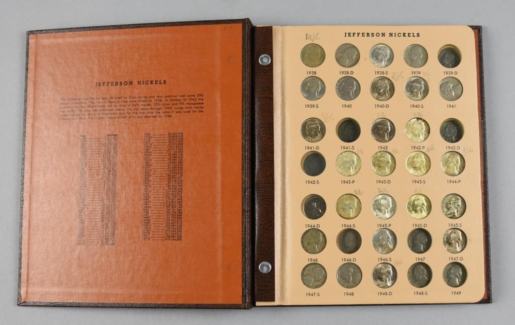 Dansco Jefferson Nickels Display Folder - 80 Coins (1 of 9)