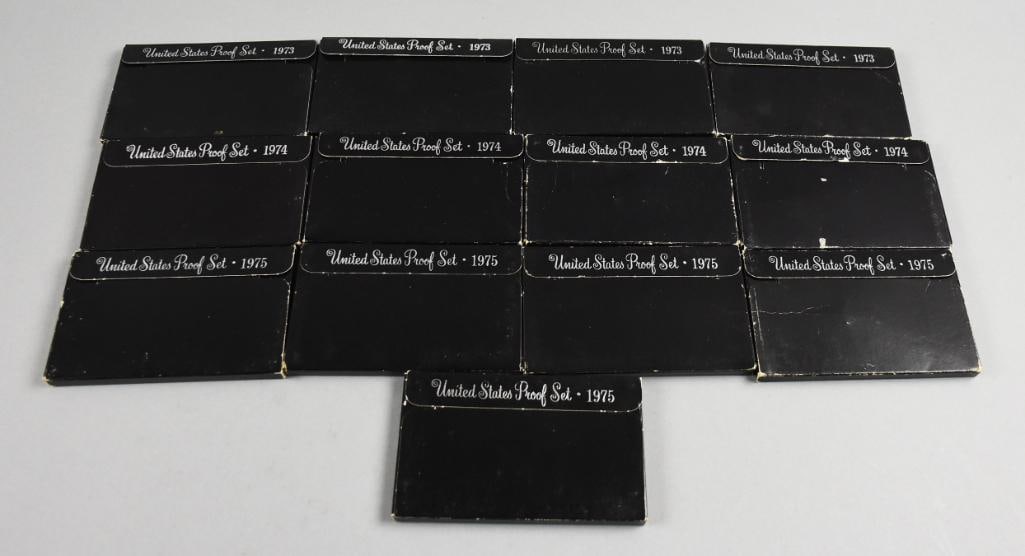 (13) 1973-75 United States Proof Sets (1 of 5)