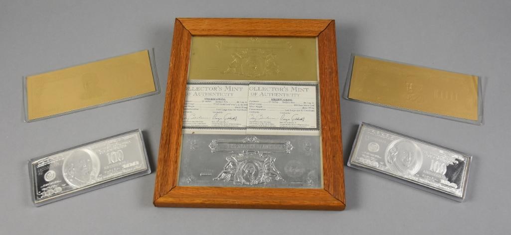 Gold & Silver Foil Money: Description coming soon