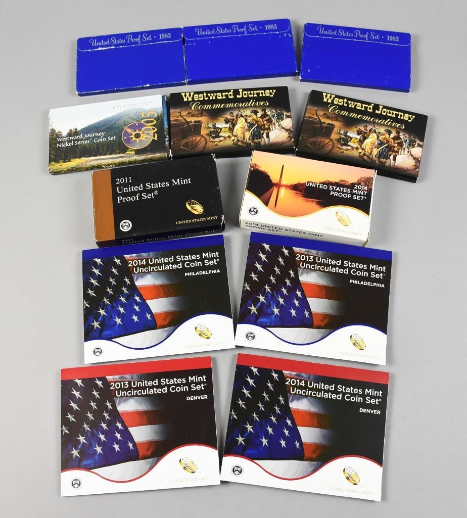 1983, 2000s Proof Sets, Uncirculated Sets, Commemorative Sets (1 of 4)