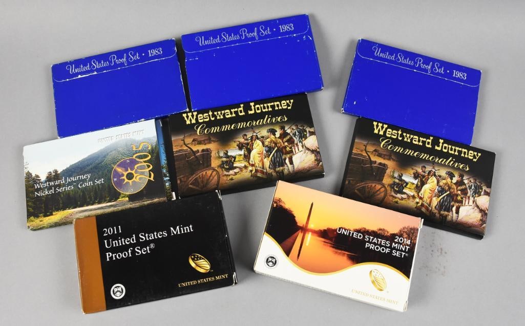 1983, 2000s Proof Sets, Uncirculated Sets, Commemorative Sets - 4