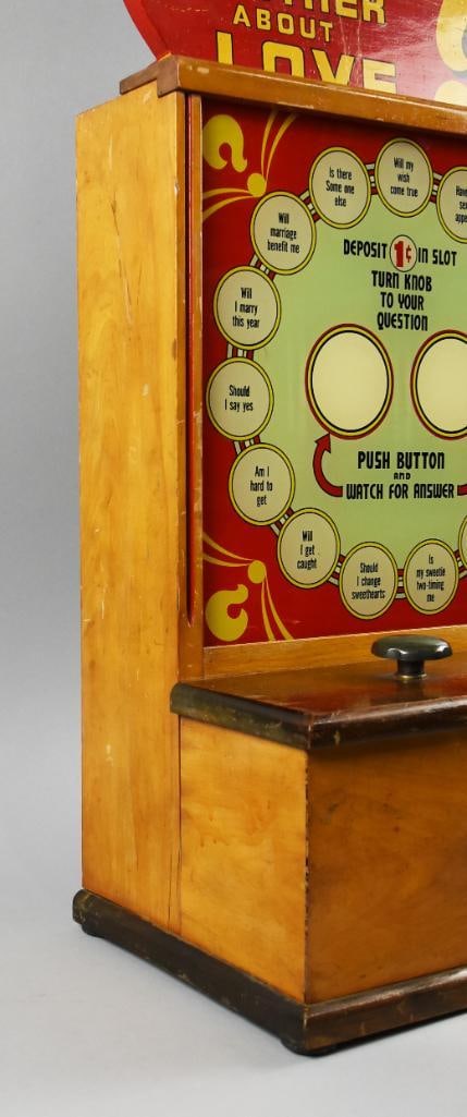 c1940 ESCO Ask Me About Another One Penny Fortune Teller - 5