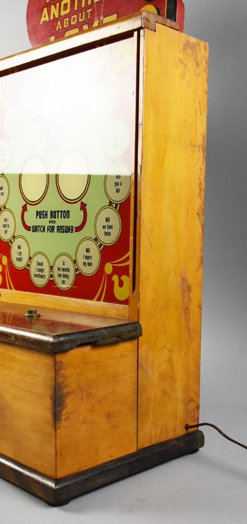 c1940 ESCO Ask Me About Another One Penny Fortune Teller - 6