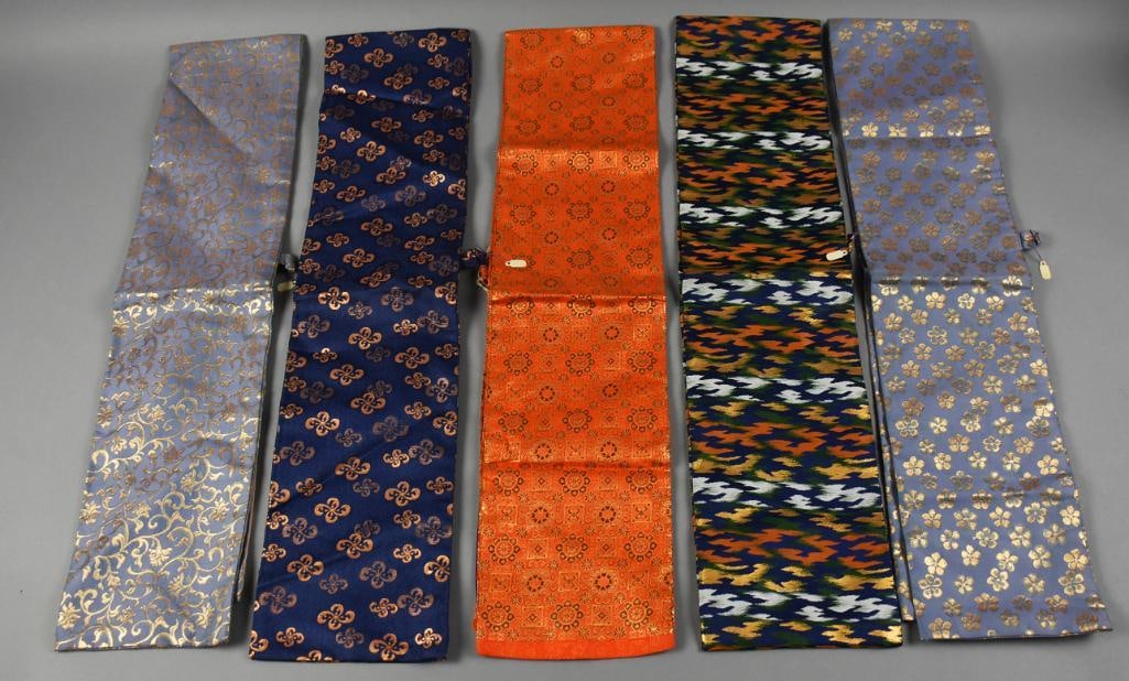 Vintage Japanese Silk Obi, Sashes - 2