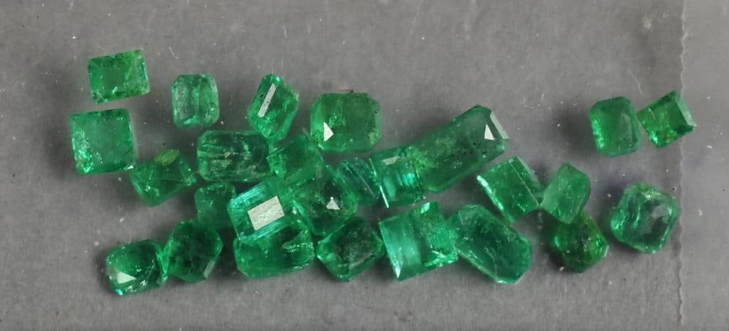 4.19ct Nat. Emeralds Loose SGL Graded - 2