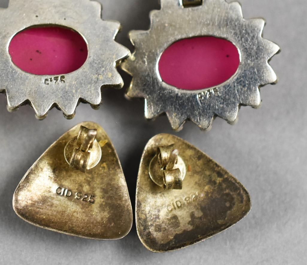 Sterling Silver & Gemstone Earring Collection - 3