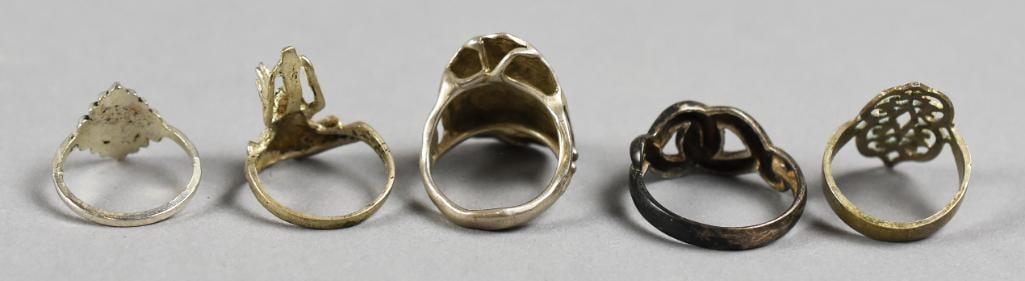 Assort Sterling Silver Ring Collection - 2