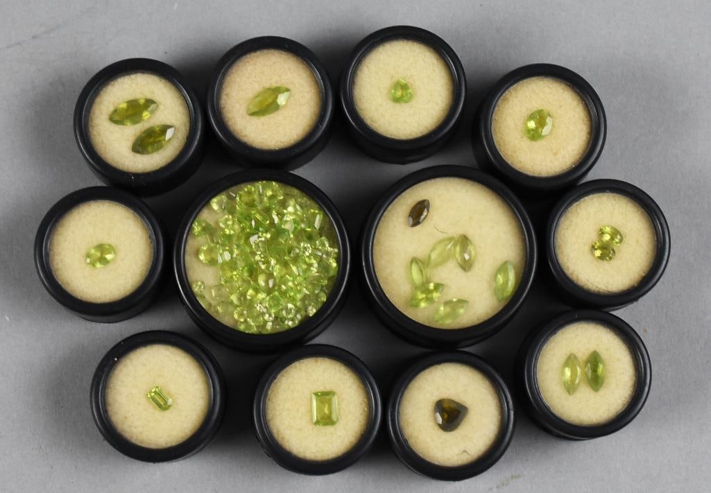 Loose Peridot Stones, Many (1 of 5)