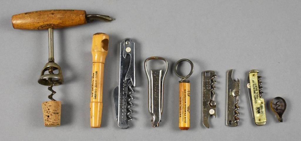 Vintage Collection of Advertising Corkscrews (1 of 4)