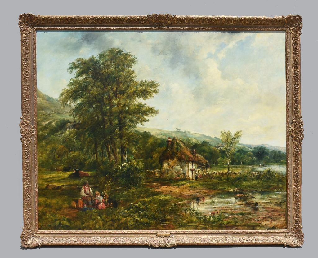 Frederick W Watts (1800-1862) Country Cottage Landscape (1 of 11)