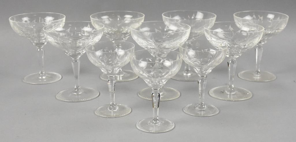 Vintage Oertel Germany Martha Crystal Stems (1 of 13)