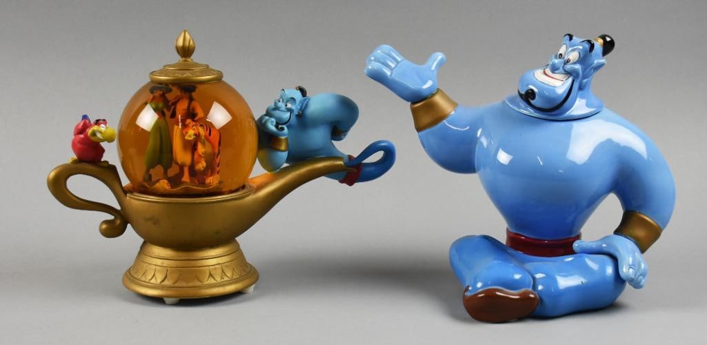 Schmid Aladdin Figural Music Boxes, Original Boxes - 3