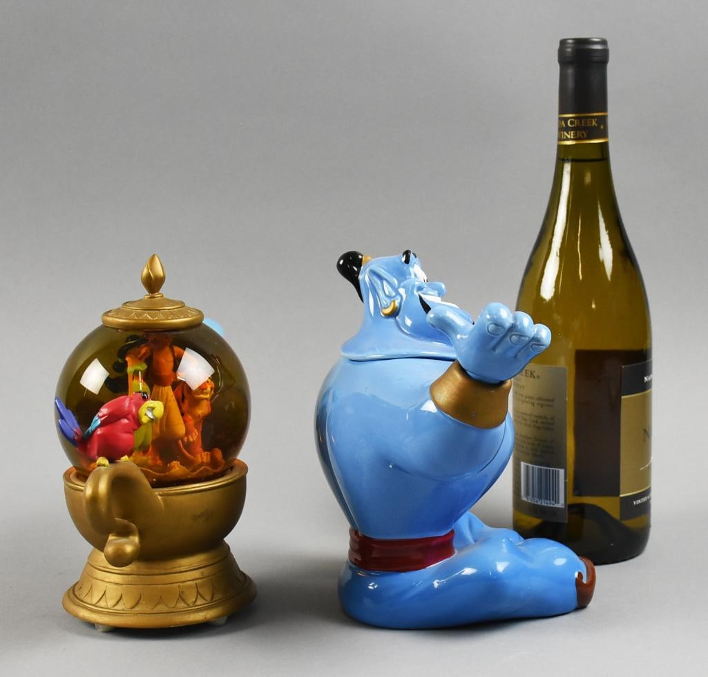 Schmid Aladdin Figural Music Boxes, Original Boxes - 5