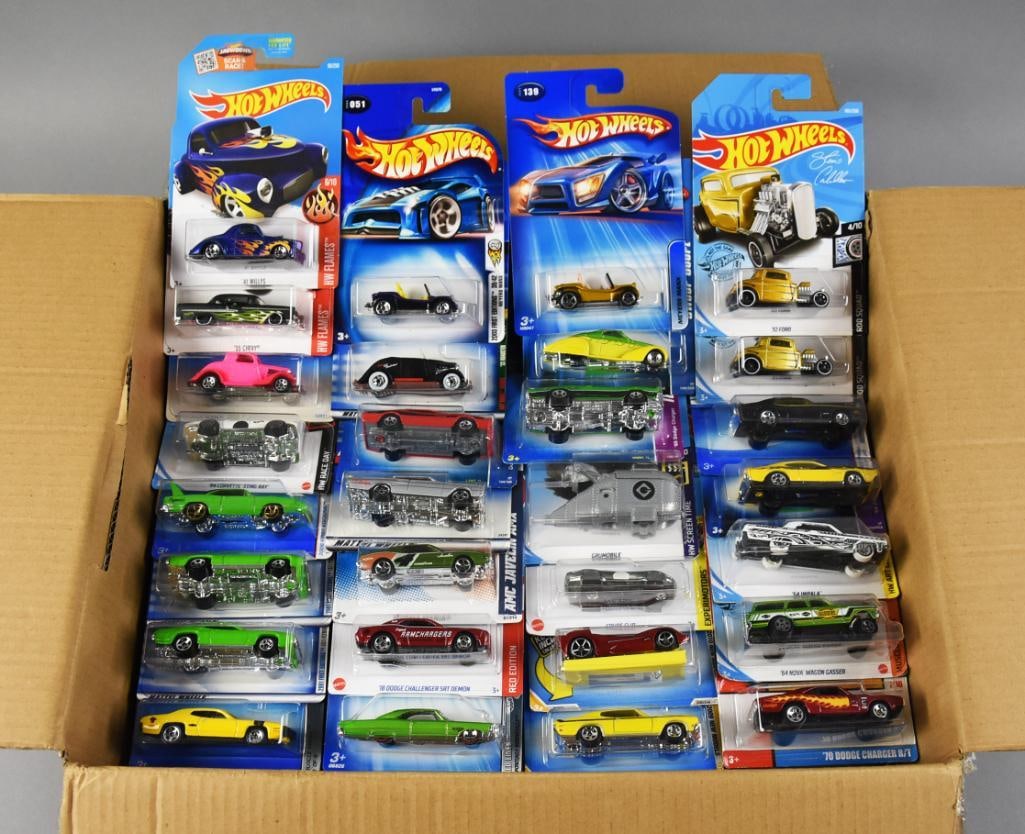 (101) 1990s-2000s Mattel Hot Wheels Blue Card Asst MOC NOS: This lot is for an unsorted lot of blue card Hot Wheels from the 1990s-2000s.