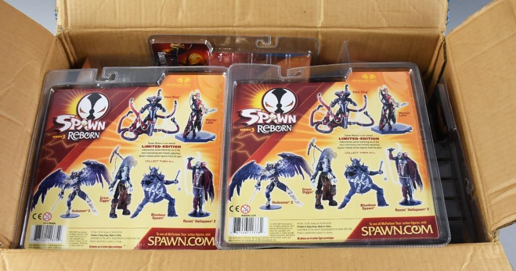 2000s McFarlane Spawn Reborn Action Figures MOC NOS - 2
