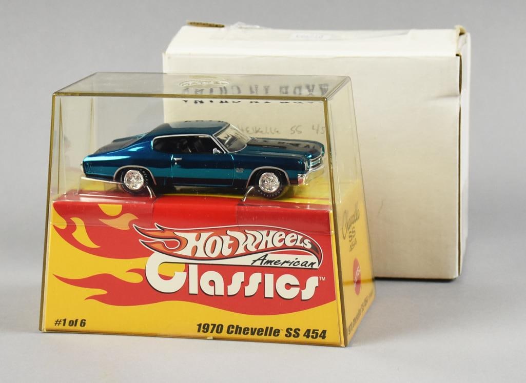 Mattel Hot Wheels American Classics '70 Chevelle SS MIB NOS: This car is number one in the series of six from 2003. Limited edition 173/5000.