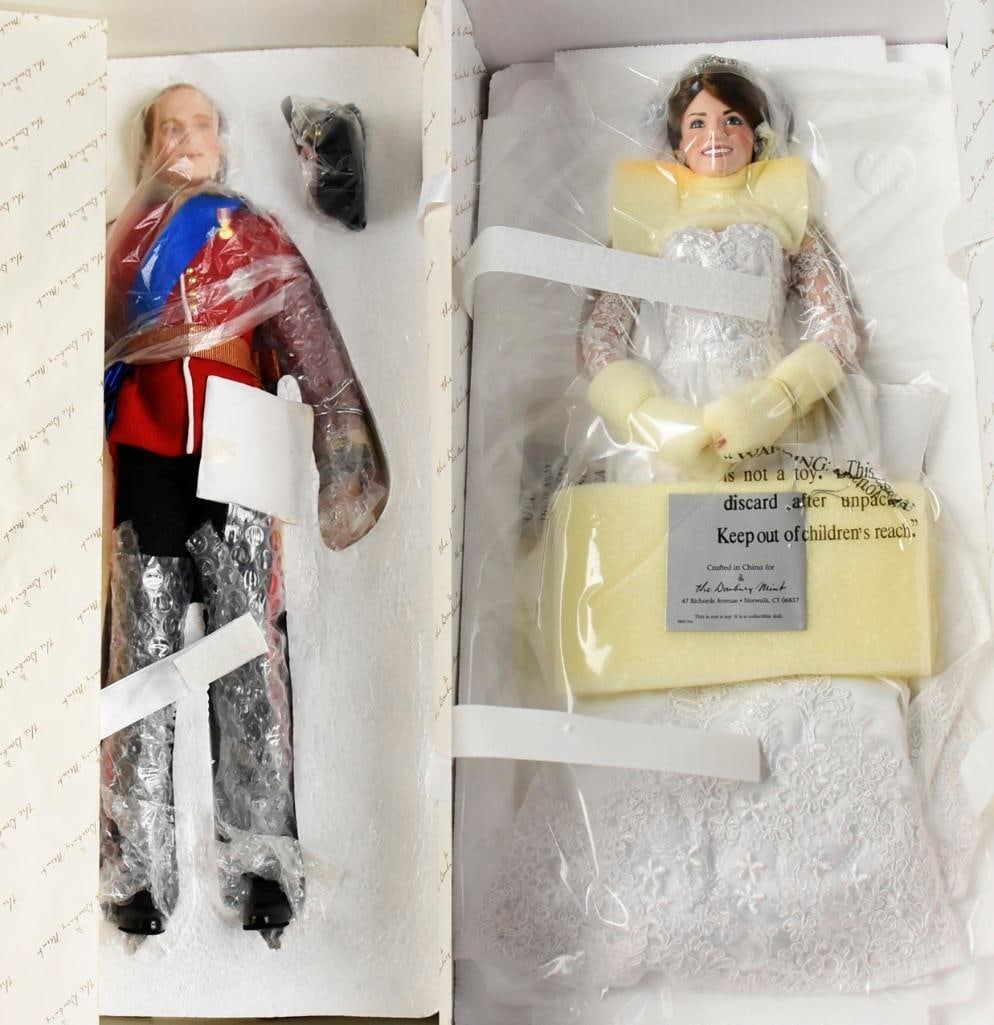 Danbury Mint Prince William & Princess Kate Wedding - NRFB NOS: Beautiful Prince William and Princess Kate Wedding dolls from Danbury Mint. They come in their original boxes including the outer shipping box.
