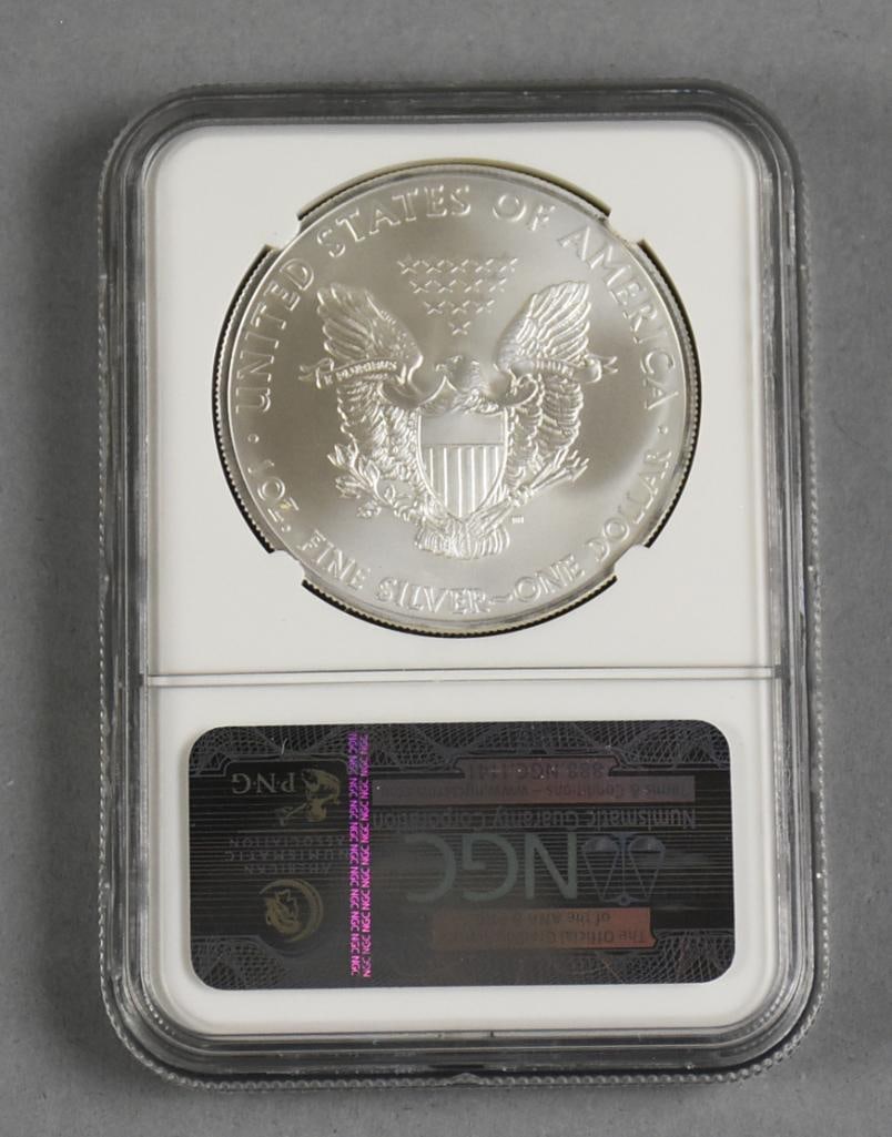 2012 Silver Eagle S $1 Dollar NGC Graded MS 69 - 2
