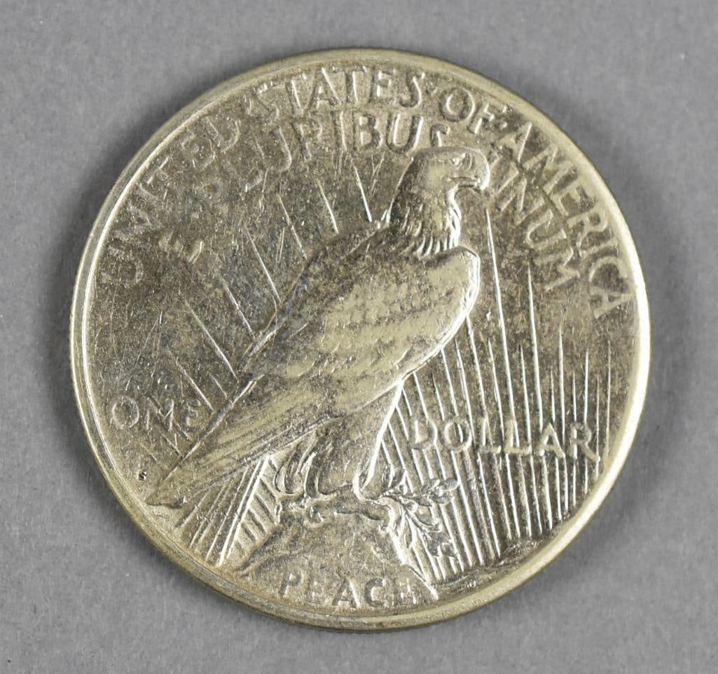 1922 S Silver Peace Dollar - 2