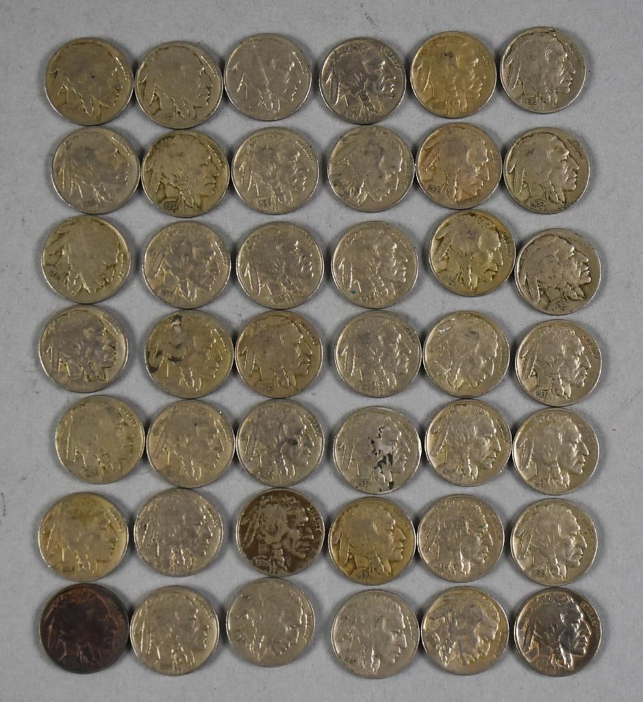 1920s-1930s Buffalo Nickels - Unchecked VF or Better (1 of 6)