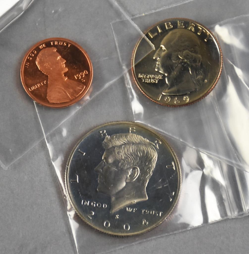 (50) Assorted Coin Proofs, 1960s-2000s, Unchecked - 3