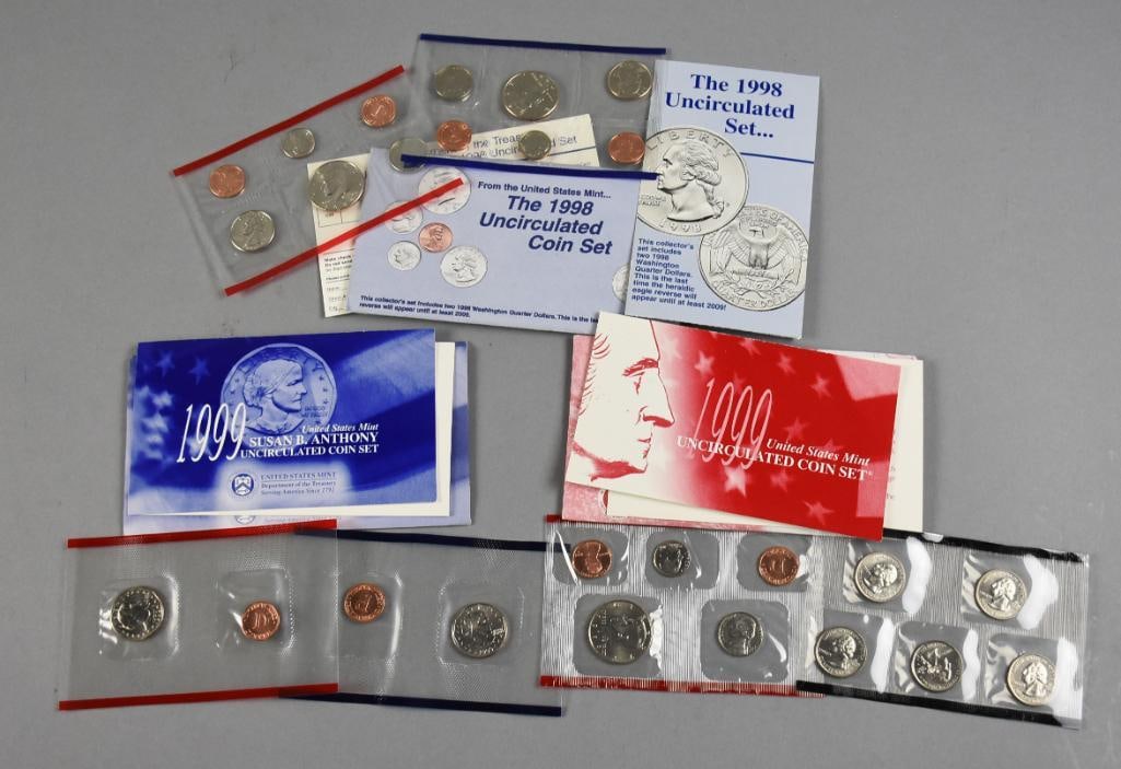 1998-1999 US Mint Uncirculated Coin Sets, Susan B. Anthony (1 of 5)