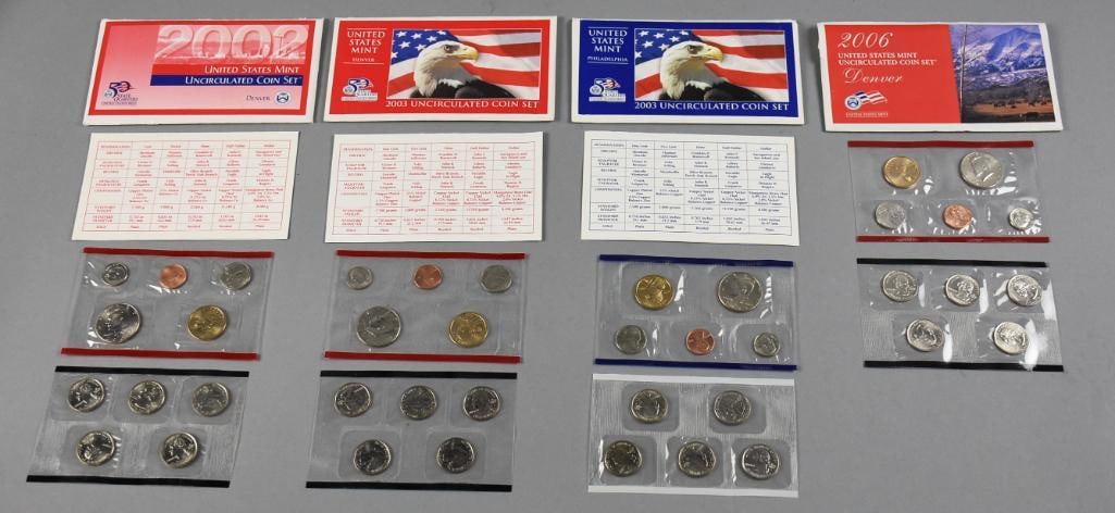 2002-03, 2006 United States Mint Uncirculated Coin Set (1 of 6)