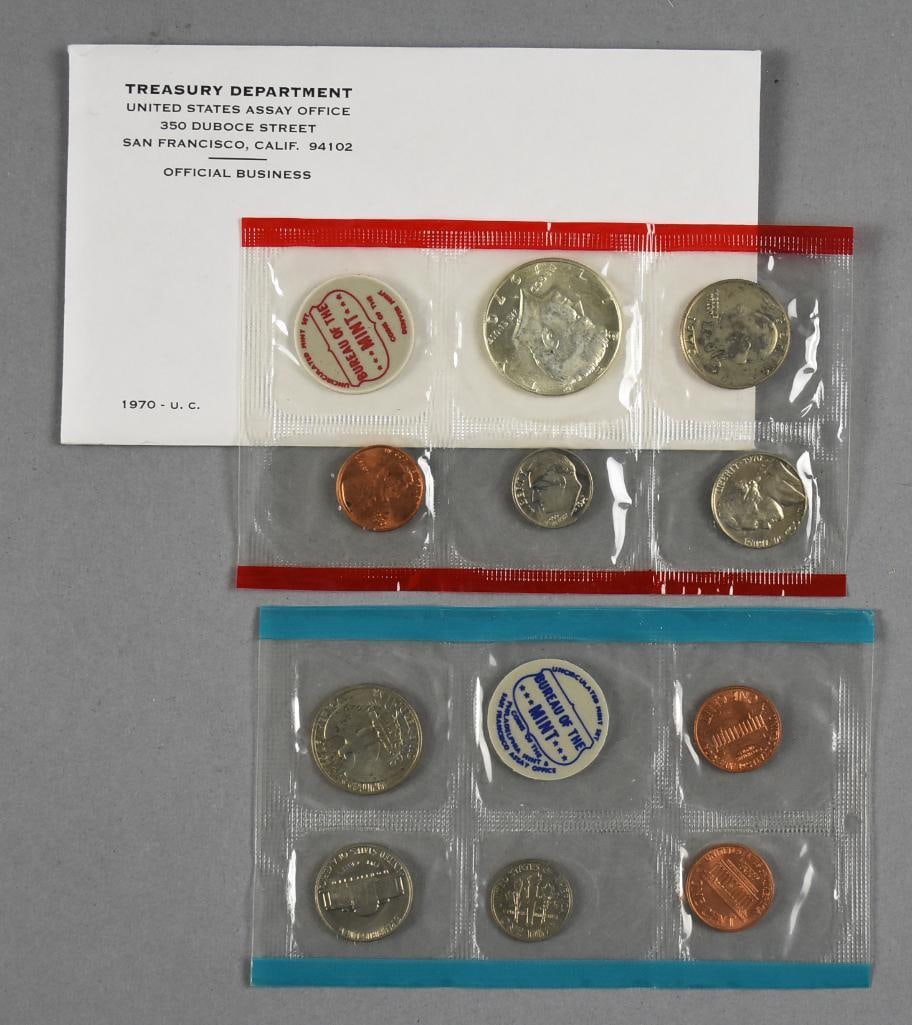 1970, 1972 Treasury Office Uncirculated Mint Sets - 4