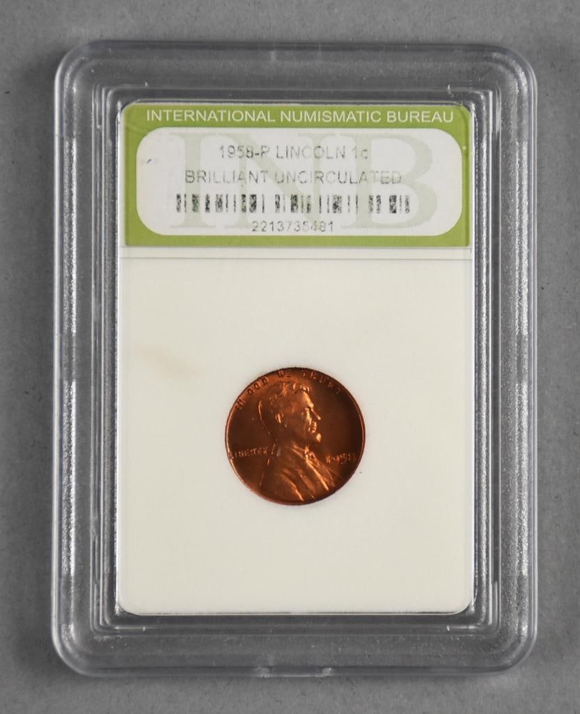 INB 1958-P Lincoln Cent Brilliant Uncirculated: Coming soon?...