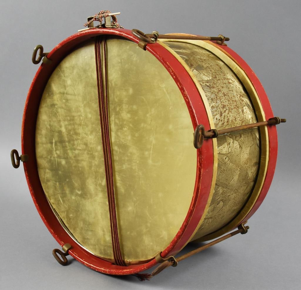 WWII Era Military Snare Drum (1 of 8)
