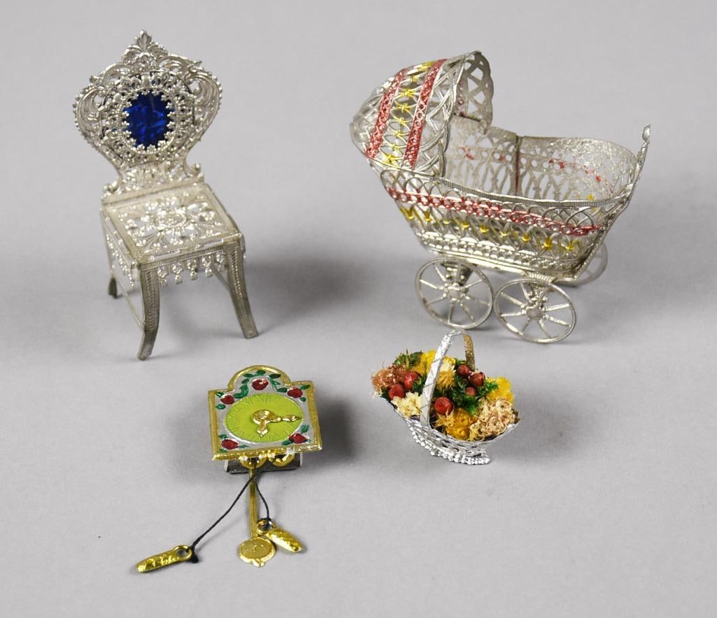Antique & Vintage German Filigree Dollhouse Furniture (1 of 8)