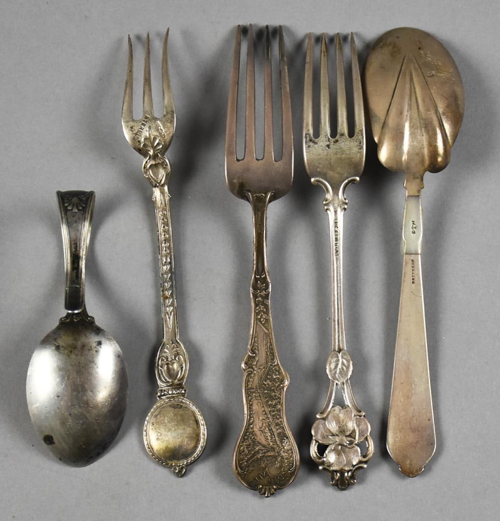 Antique Sterling Silver Flatware Assortment - 2