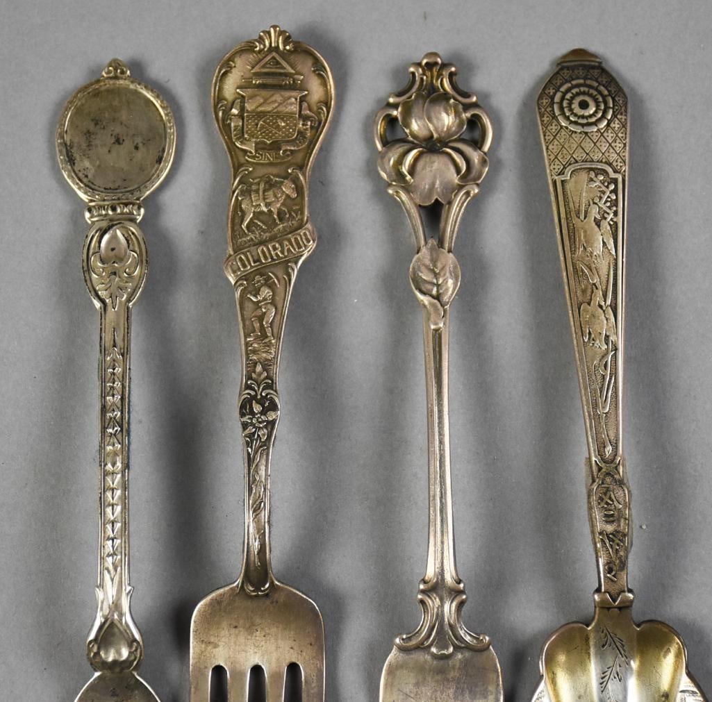 Antique Sterling Silver Flatware Assortment - 4