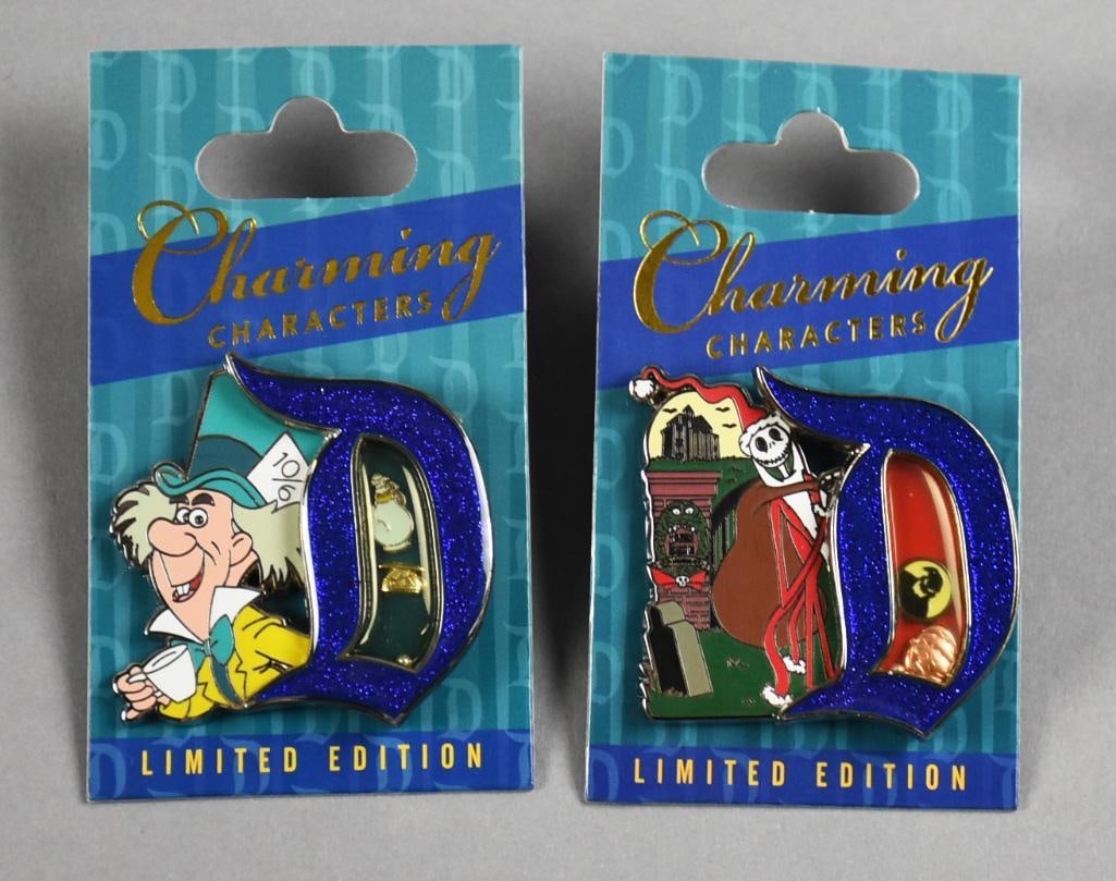 Ltd Ed Disney Charming Characters Lapel Trade Pins (1 of 3)