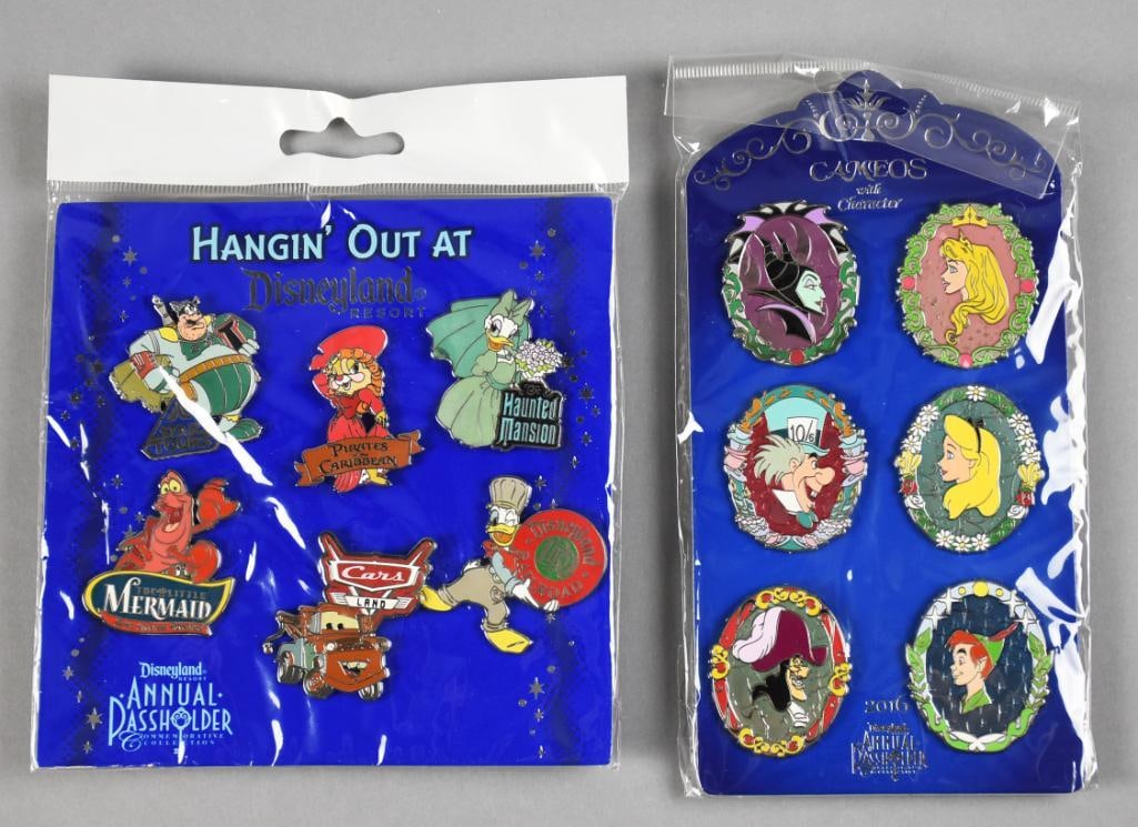 Disneyland Annual Passholder Trade Pin Collections (1 of 2)