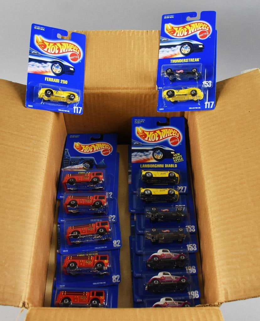 (117) Mattel Hot Wheels Older Asst Factory Case-MOC-NOS (1 of 4)