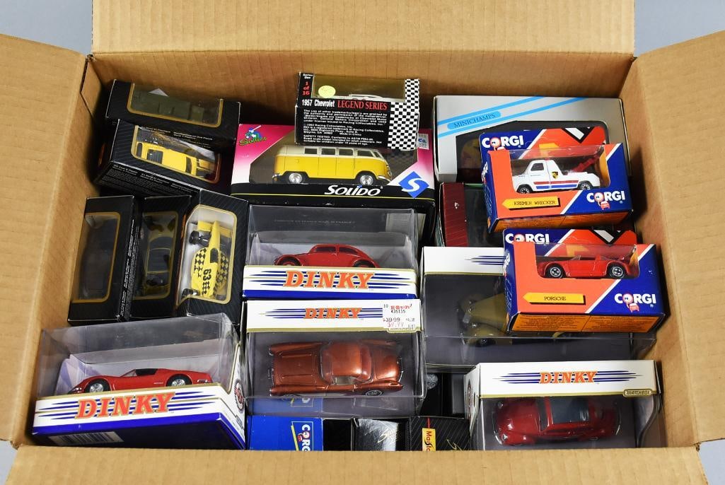 (36) Dinky, Corgi, Solido & More Diecast Assortment MIP NOS (1 of 3)