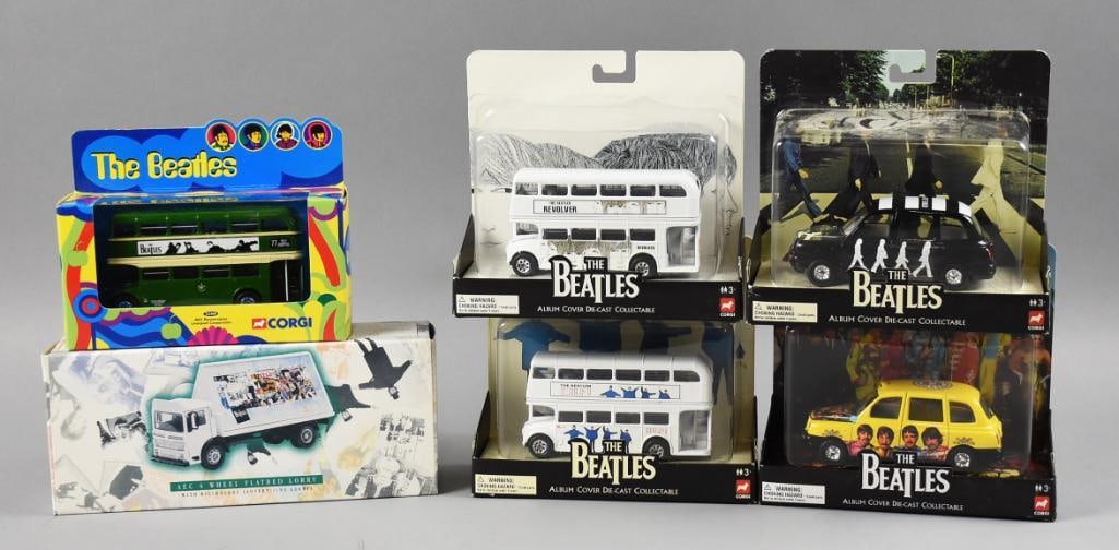 (6) Corgi Beatles Album Cover Plus Diecast MIB NOS (1 of 2)