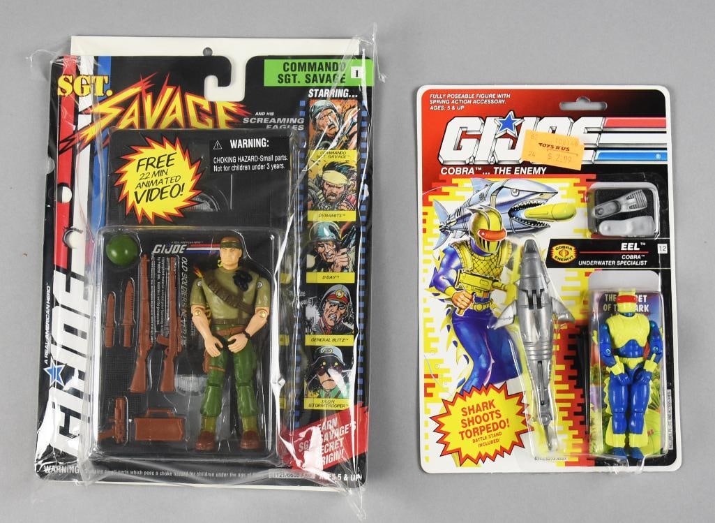 1991, 94 Hasbro GI Joe Action Figures + Video MOC NOS (1 of 2)