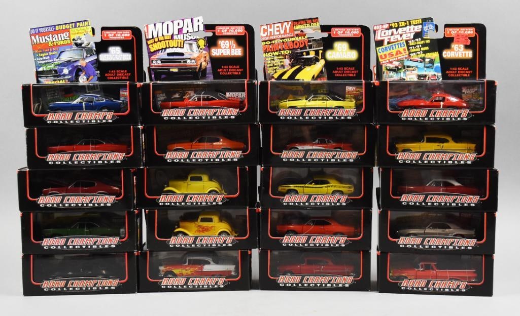 (20) 1998-99 Road Champions 1:43 Die-Cast - MIB-NOS (1 of 2)