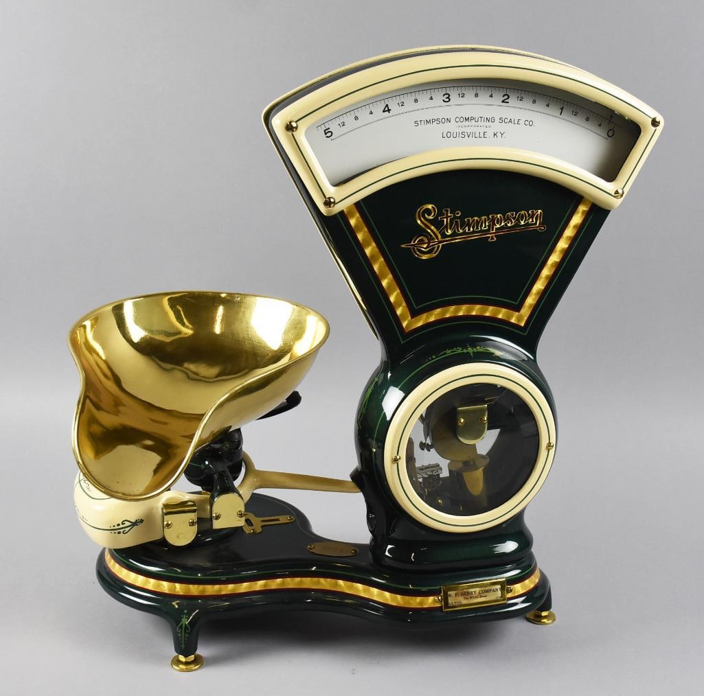 Antique Stimpson Countertop Computing Scale - Restored (1 of 14)