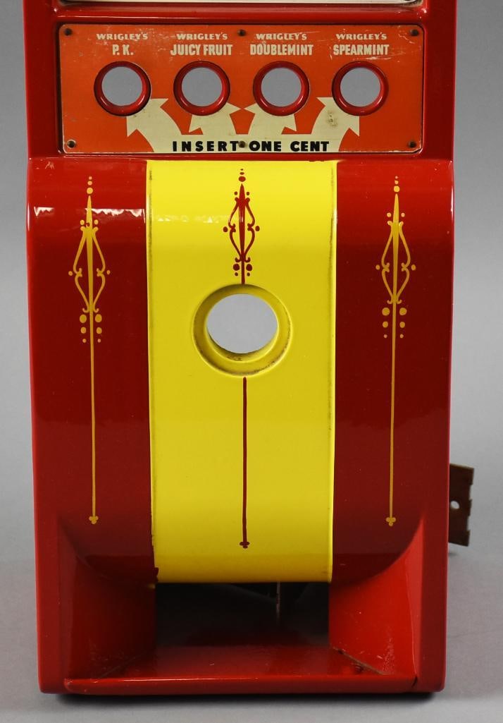 Wrigley's Gum Vending Machinec1940 Rowe Mfg One Cent - 5