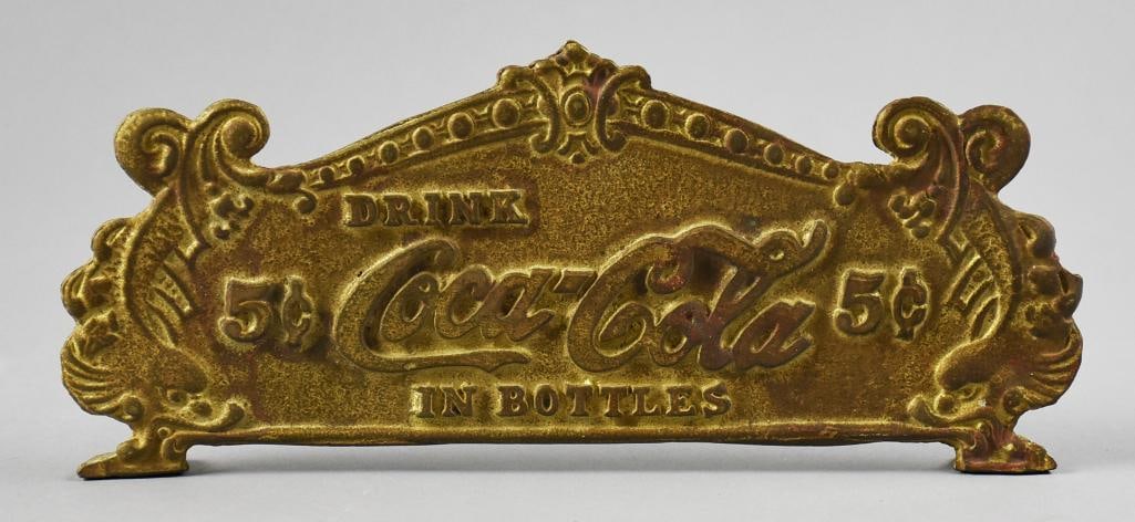Antique Coca Cola National Cash Register Brass Topper (1 of 6)