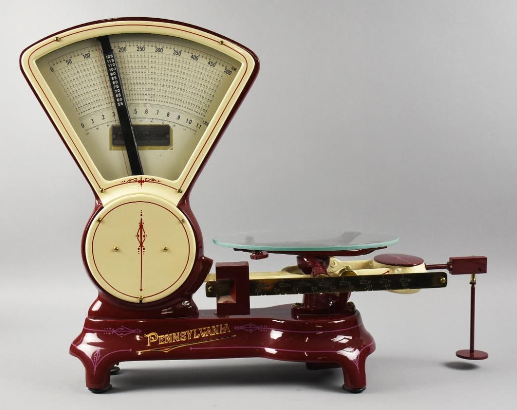 Antique Pennsylvania Countertop Grocery Scale - Restored (1 of 15)