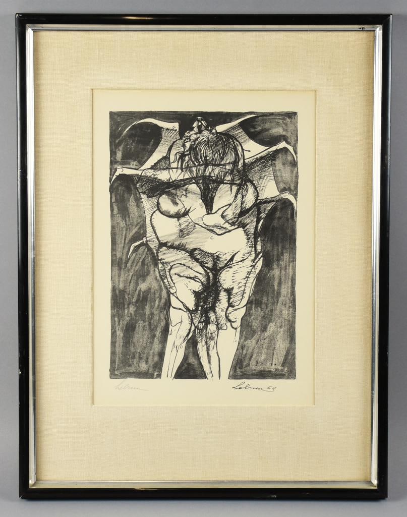 Rico LeBrun (1900-1964) Dante's Inferno Pencil Signed Gravure (1 of 5)