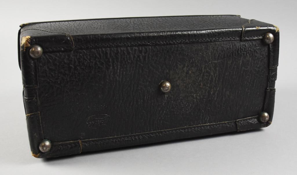 c1940 Emdee by Schell Leather Doctor Bag - 9