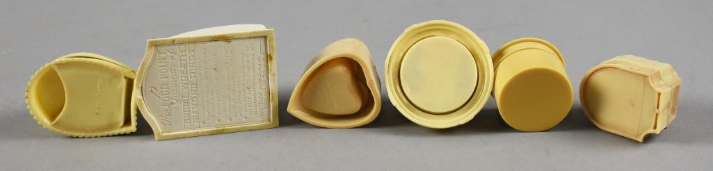 c1930-1950 Celluloid Ring Boxes - 4