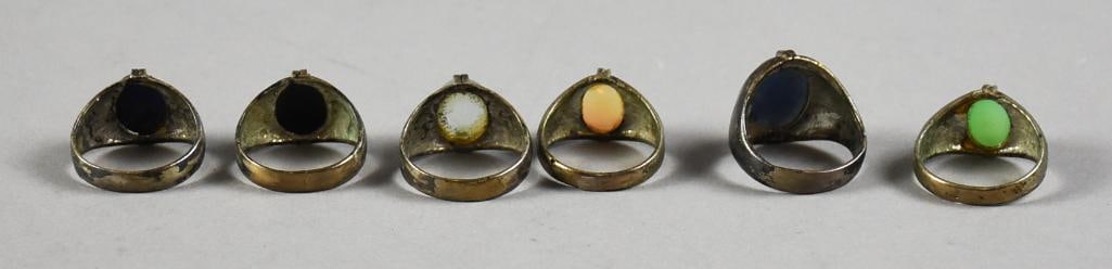 Sterling Silver and Gemstone Rings - 2